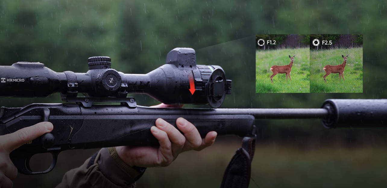Hikmicro Alpex 4K – variable Blende
