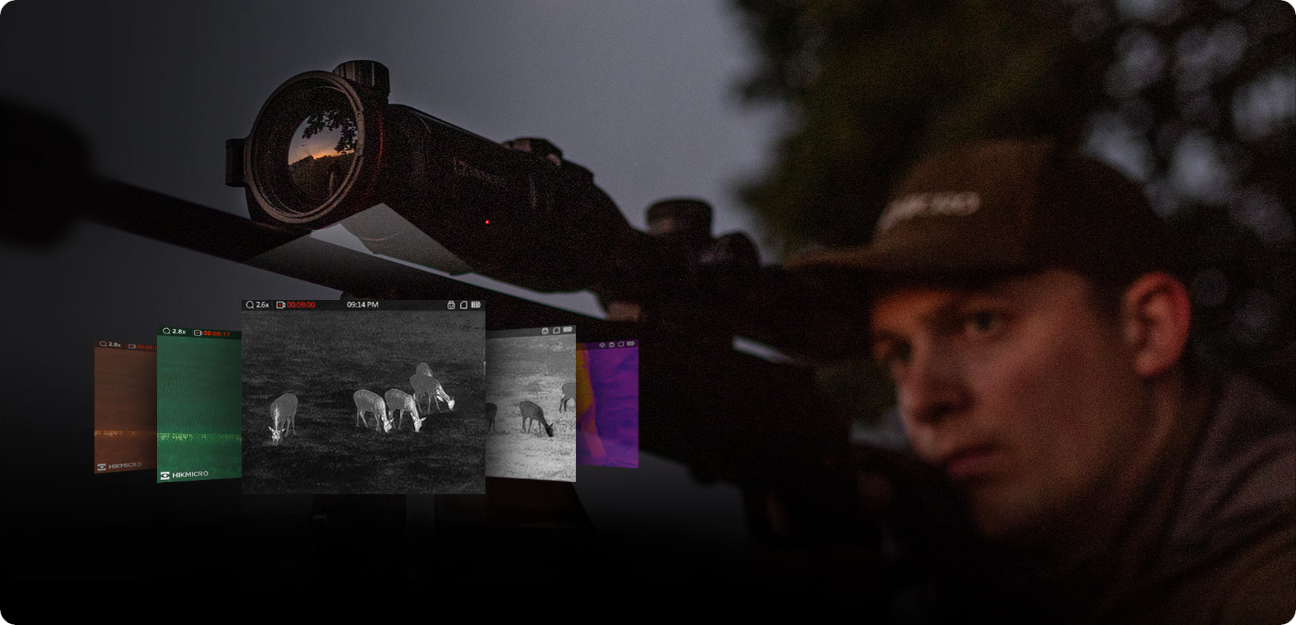 Hikmicro Thunder 3.0, Farbpaletten