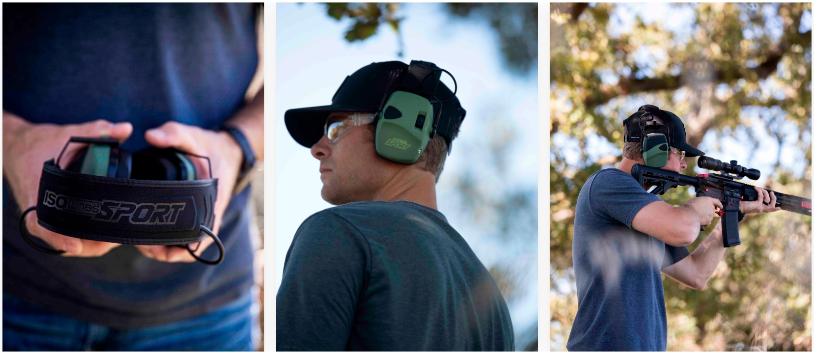 ISOtunes Sport Defy Slim Basic - Elektroniczne słuchawki strzeleckie