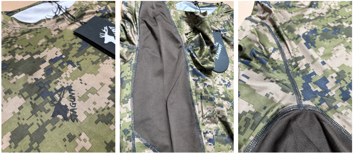 Stagunt Orset Green Pixel Camo – Langarmshirt, Grün