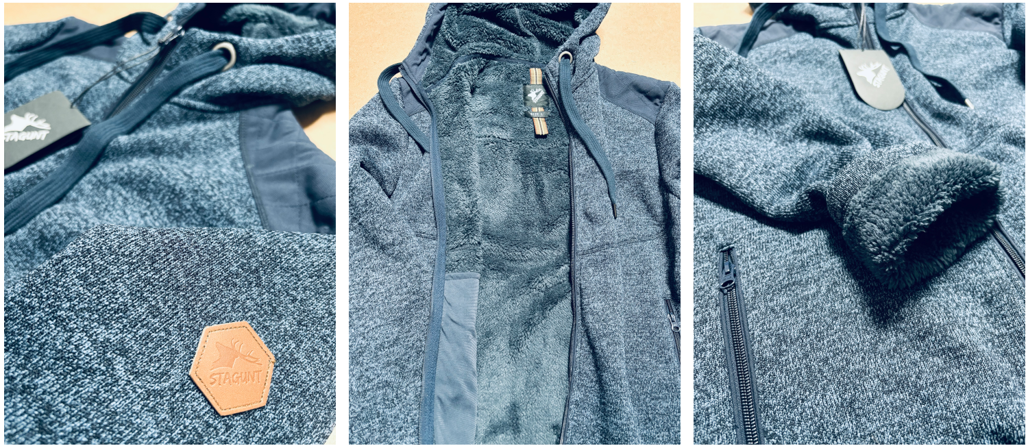 Stagunt Calmel Hoodie Blue Indigo – Hoodie, Blau