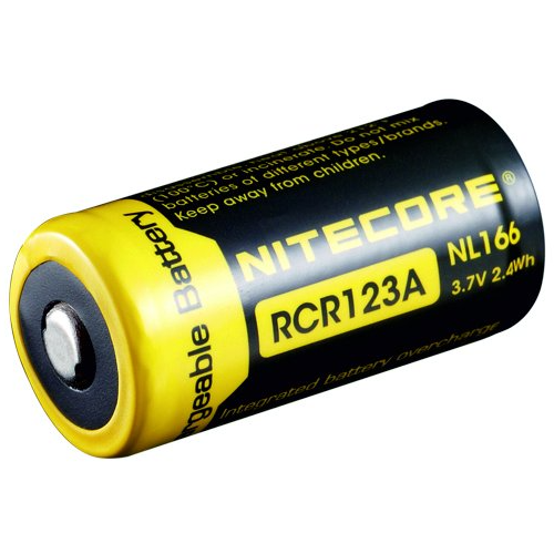Nitecore Baterie RCR123A, 650 mAh, 3,7V
