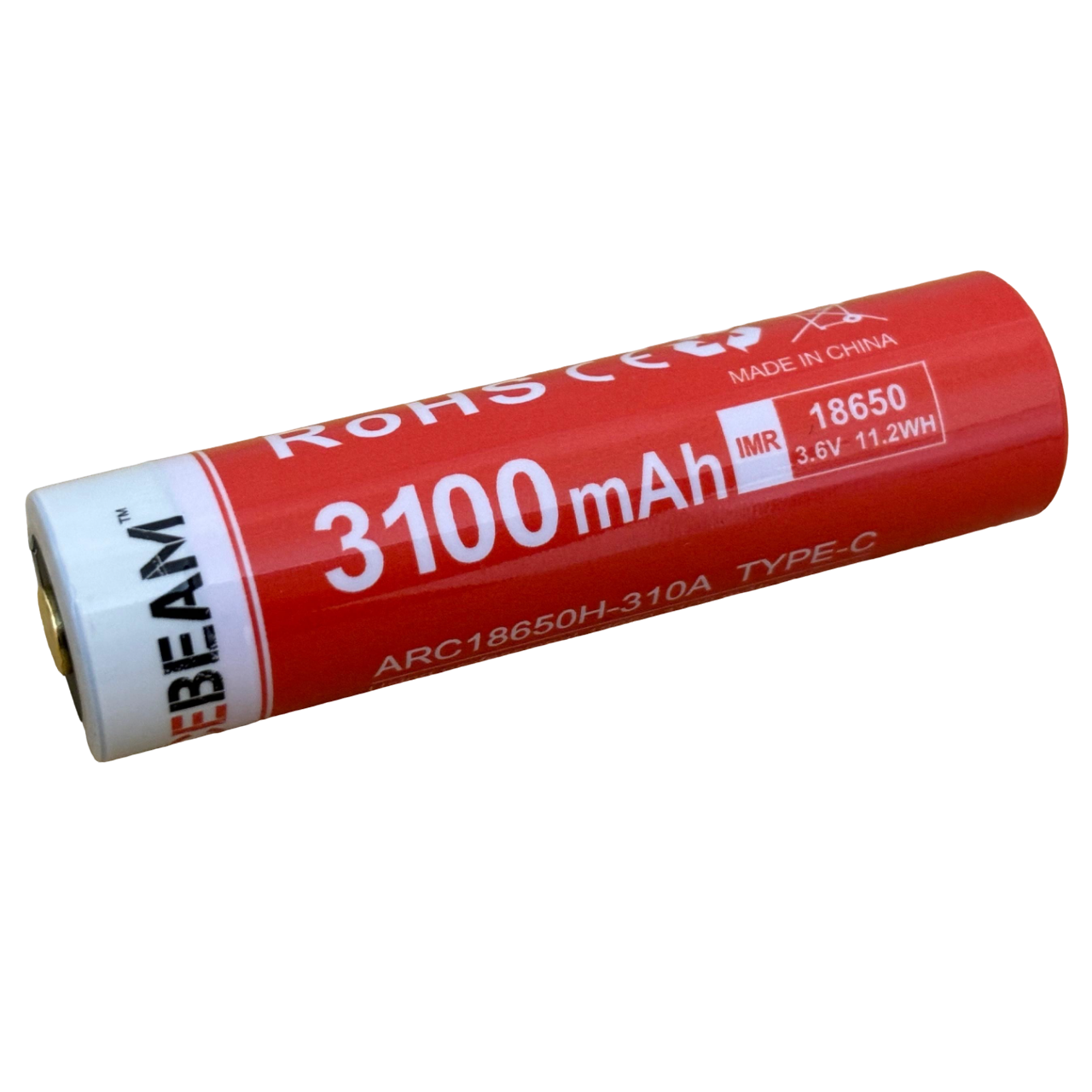AceBeam Baterie 18650 USB-C, 3100 mAh, 3,6V