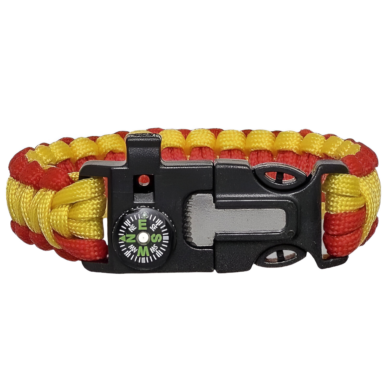 JKR Survival paracord náramek, červeno-žlutý, JKR2607