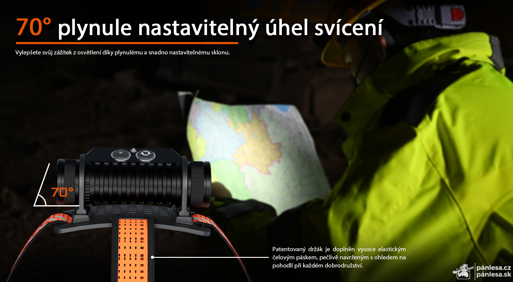 AceBeam H35, 2600 lm, black - LED čelovka, černá