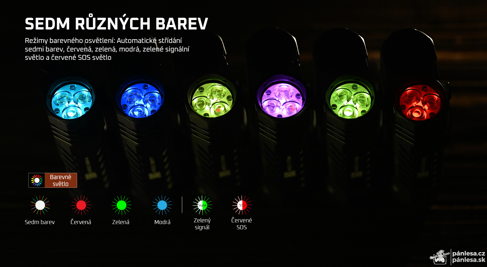 AceBeam Terminator M2-X, 3200 lm, green - LED duální svítilna s bodovým reflektorem