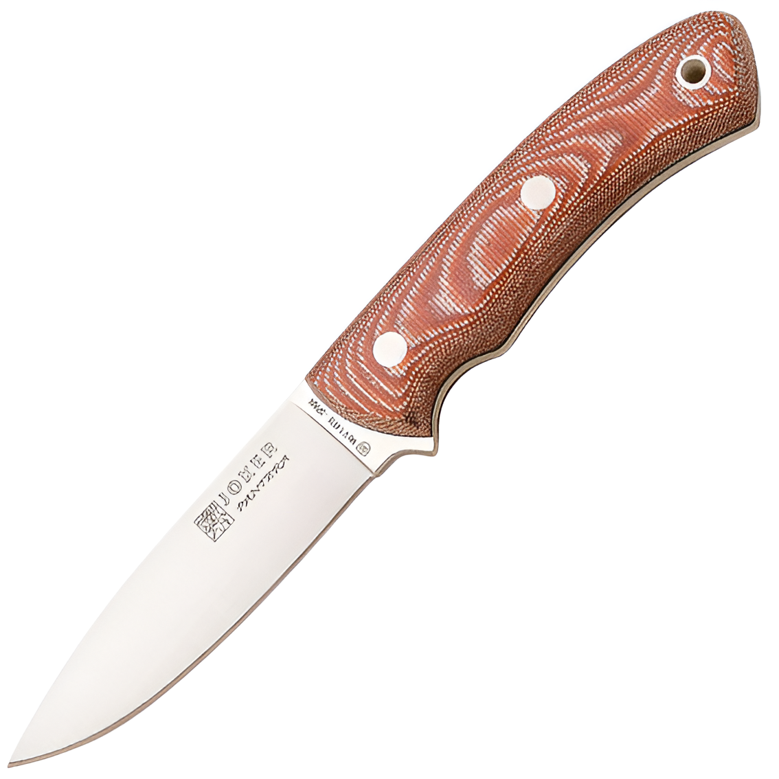 Joker Pantera - Bushcraftový nůž, 10 cm, micarta, cihlový