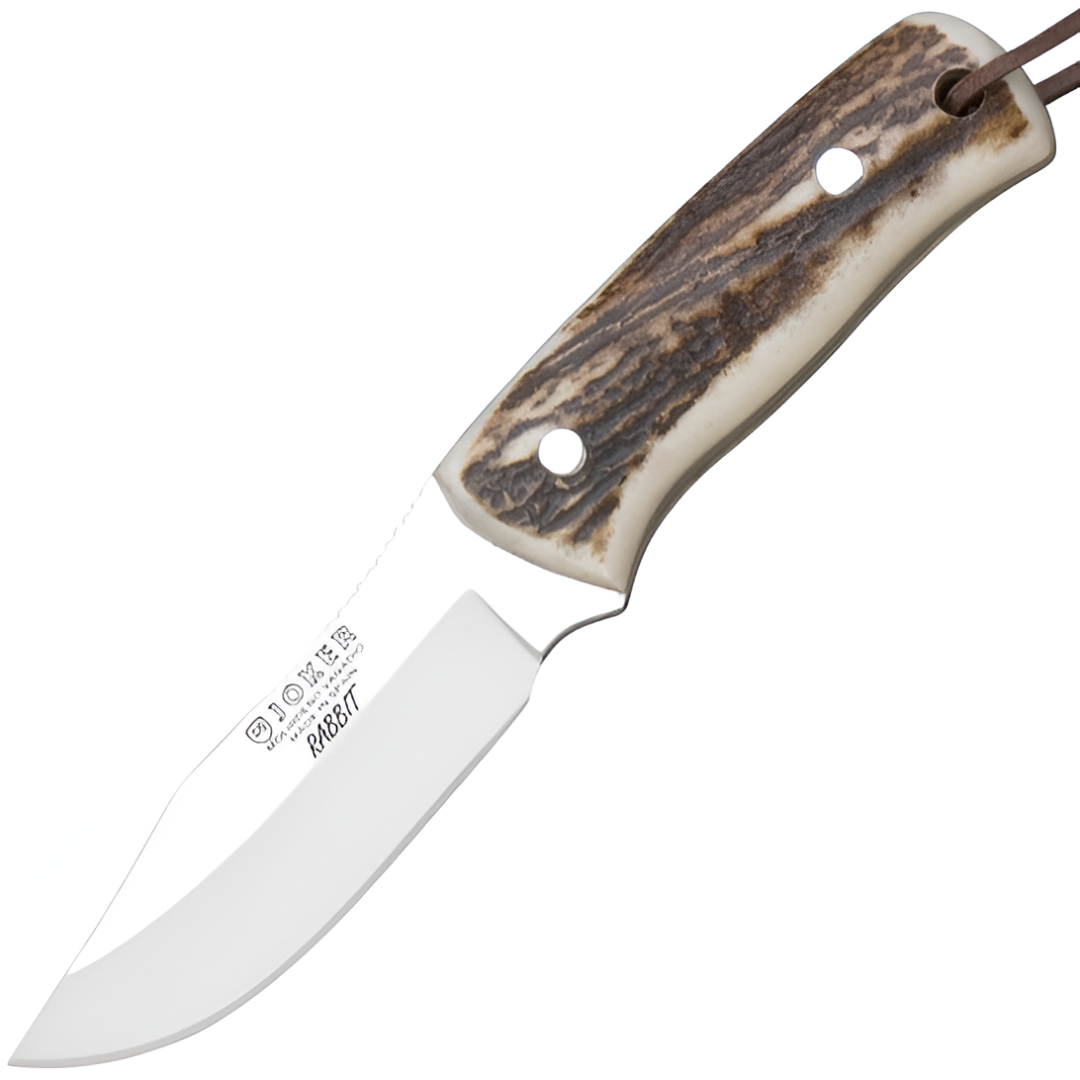 Joker Rabbit - Bushcraftový nůž, 8,6 cm, paroh