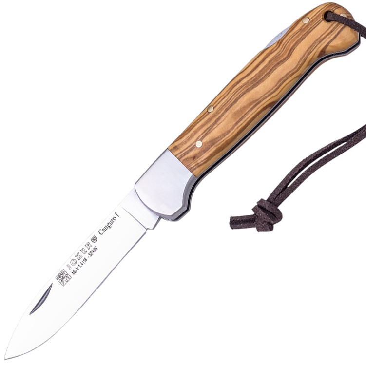 Joker Canguro I – Zavírací nůž, 8,5 cm, olivové dřevo