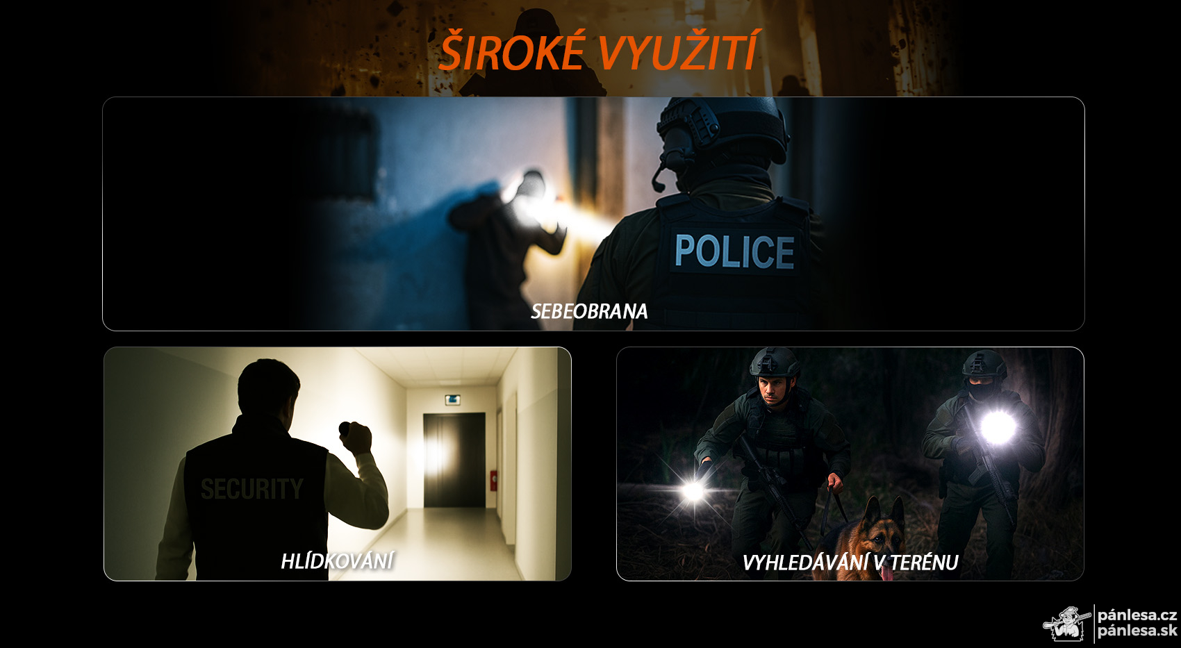 AceBeam W10 Pro, 750 lm – Taktická LEP svítilna, černá