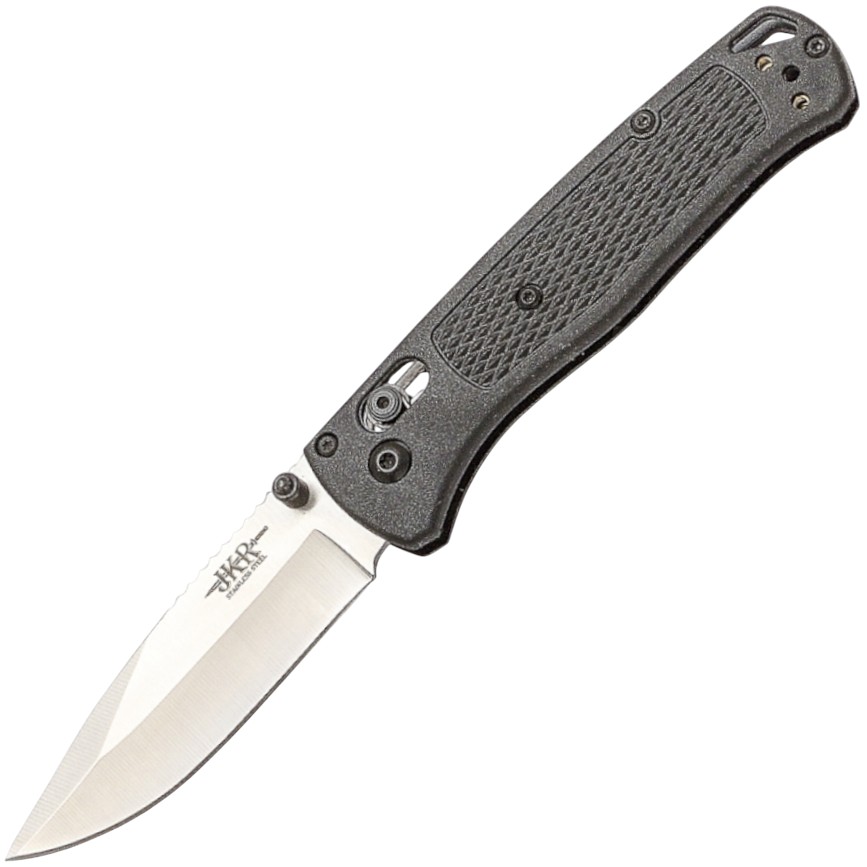 JKR Zavírací nůž, 8 cm, ABS, Axis lock, černý