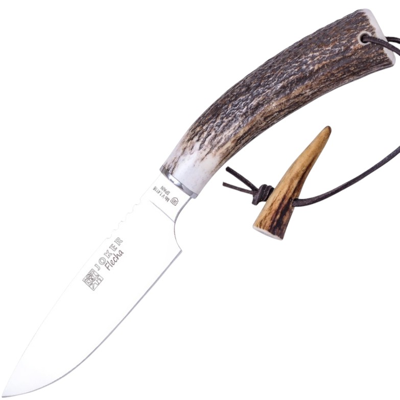 Joker Flecha – Lovecký nůž, 12,8 cm, paroh
