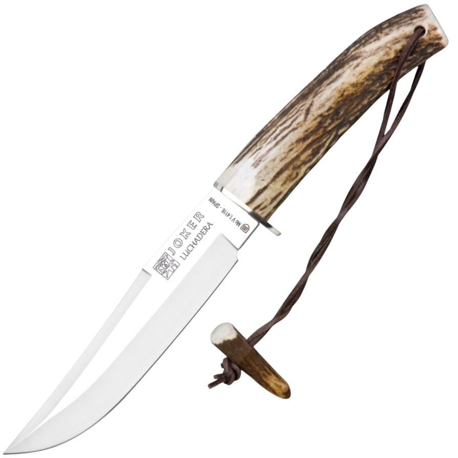Joker Luchadera – Lovecký nůž, 16 cm, paroh
